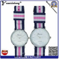 Yxl-547 OEM Logo Nylon Assista Muitos Color Band Man relógios de pulso Luxo Quartz Couple Watch